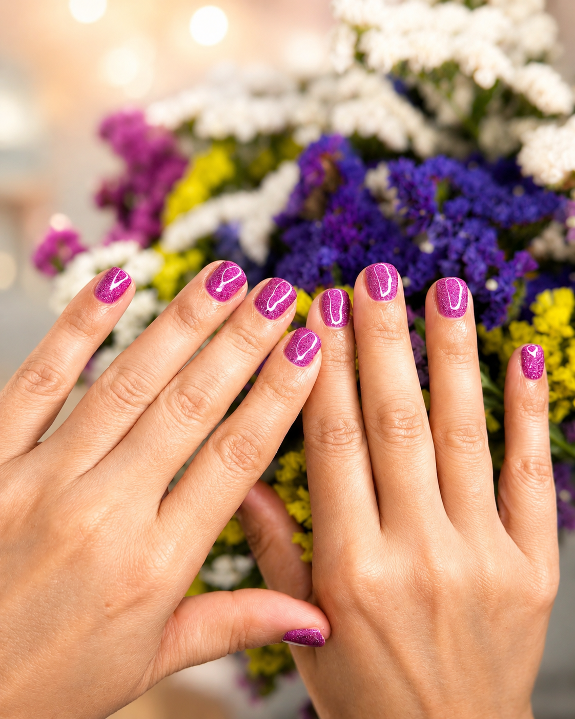 Elegant manicure result