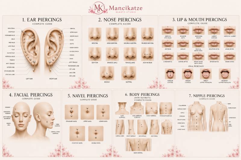 Professional body piercing at MK Beauty Amsterdam